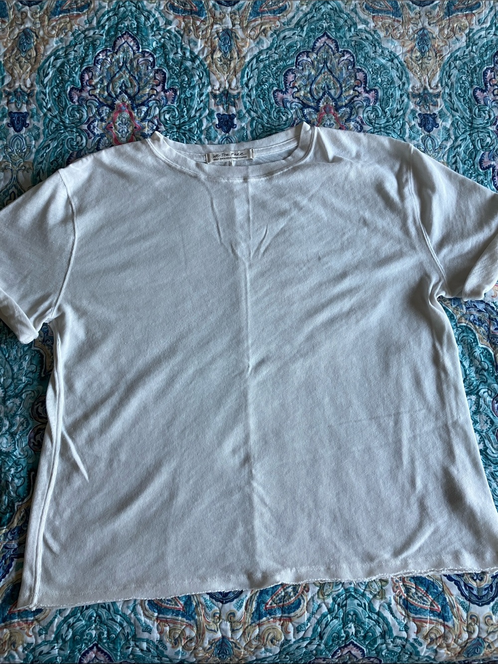 We The Free Kids White Short Sleeve Crew Tee